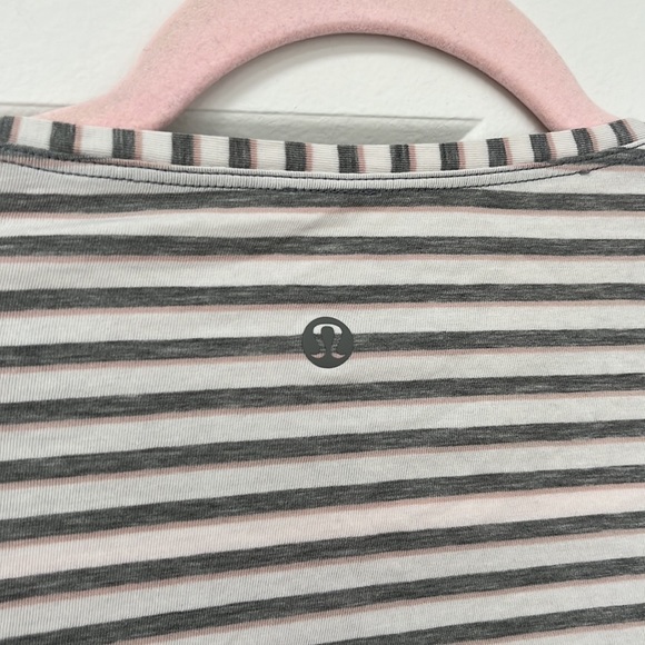 Lululemon long sleeved striped shirt - Picture 3 of 3